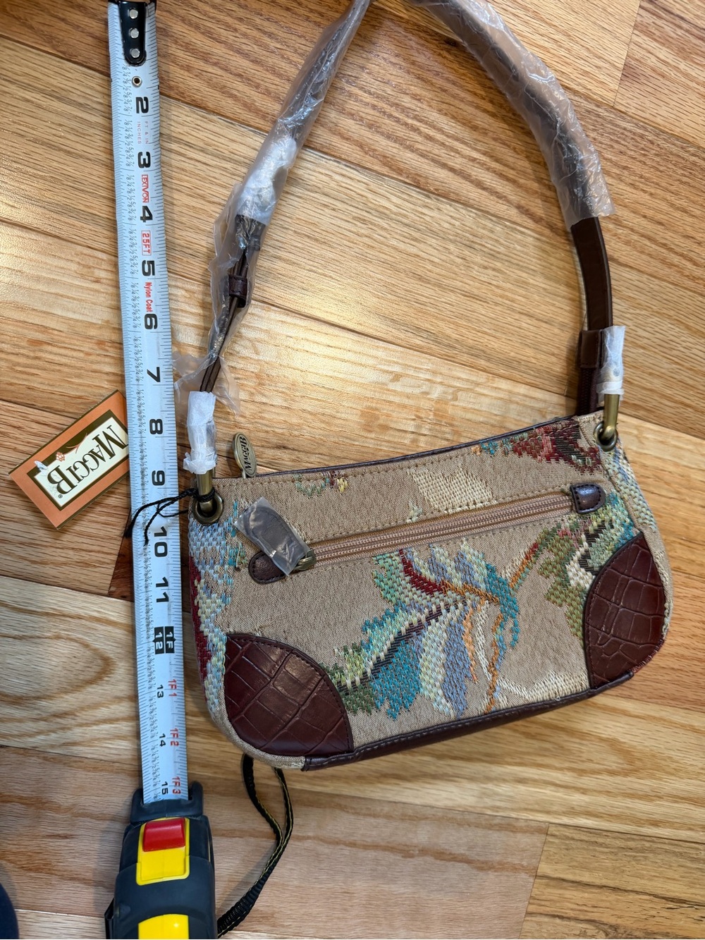 Floral Tapestry Shoulder Bag NWT - Picture 5 of 7